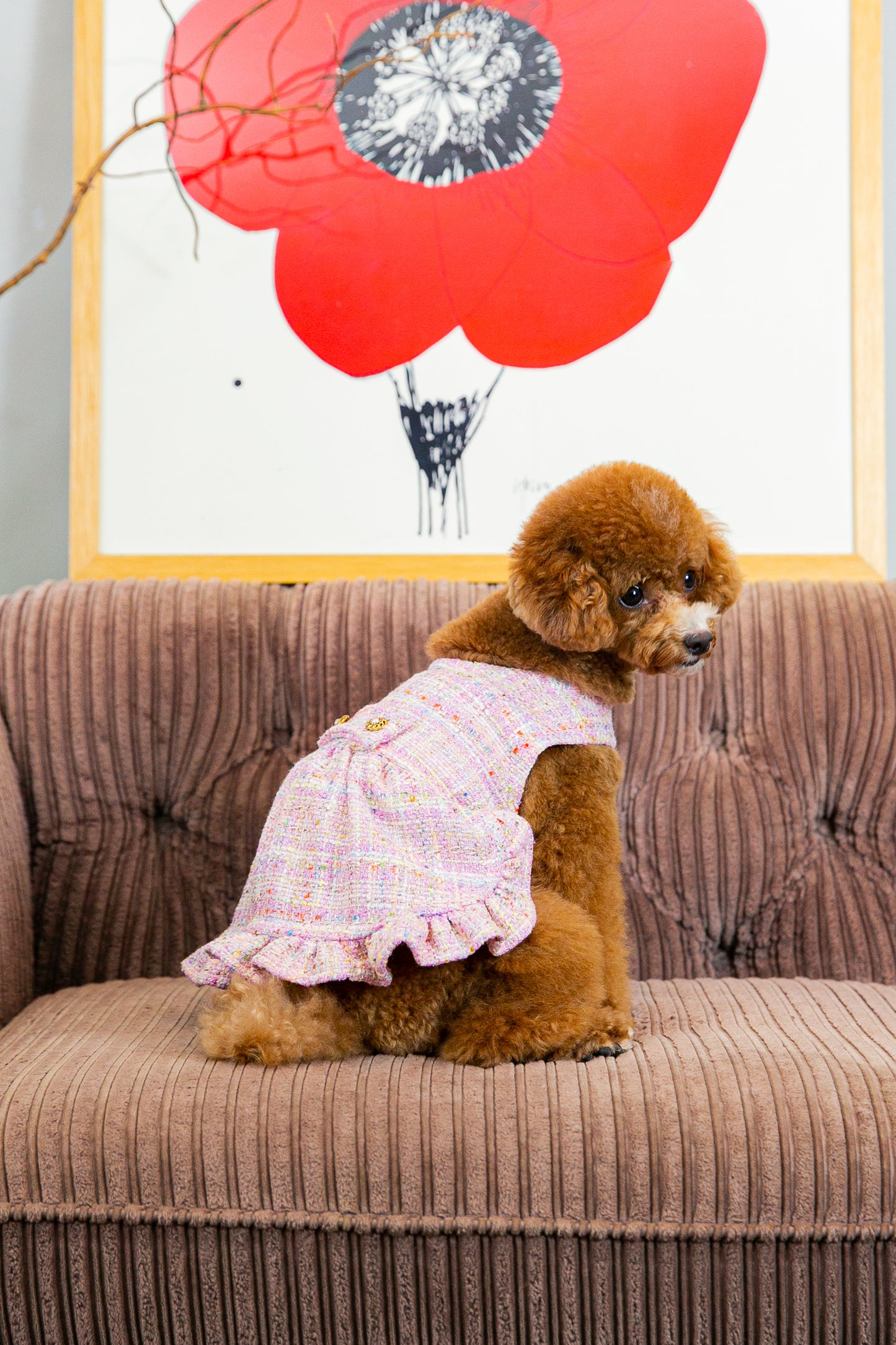 Dress Chanel tweed (Pink)
