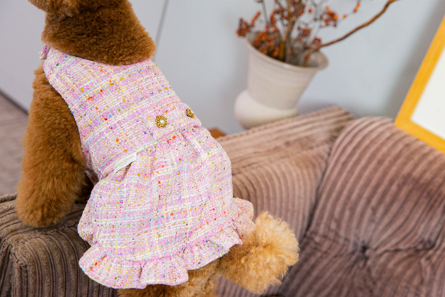 Dress Chanel tweed (Pink)