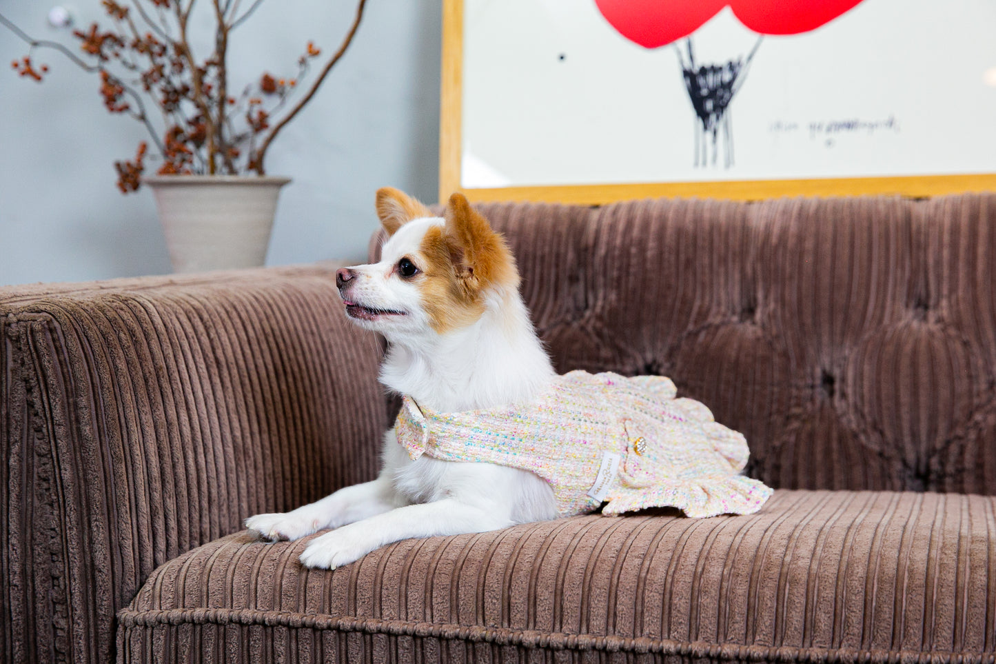 Dress Chanel tweed (Pale pink)