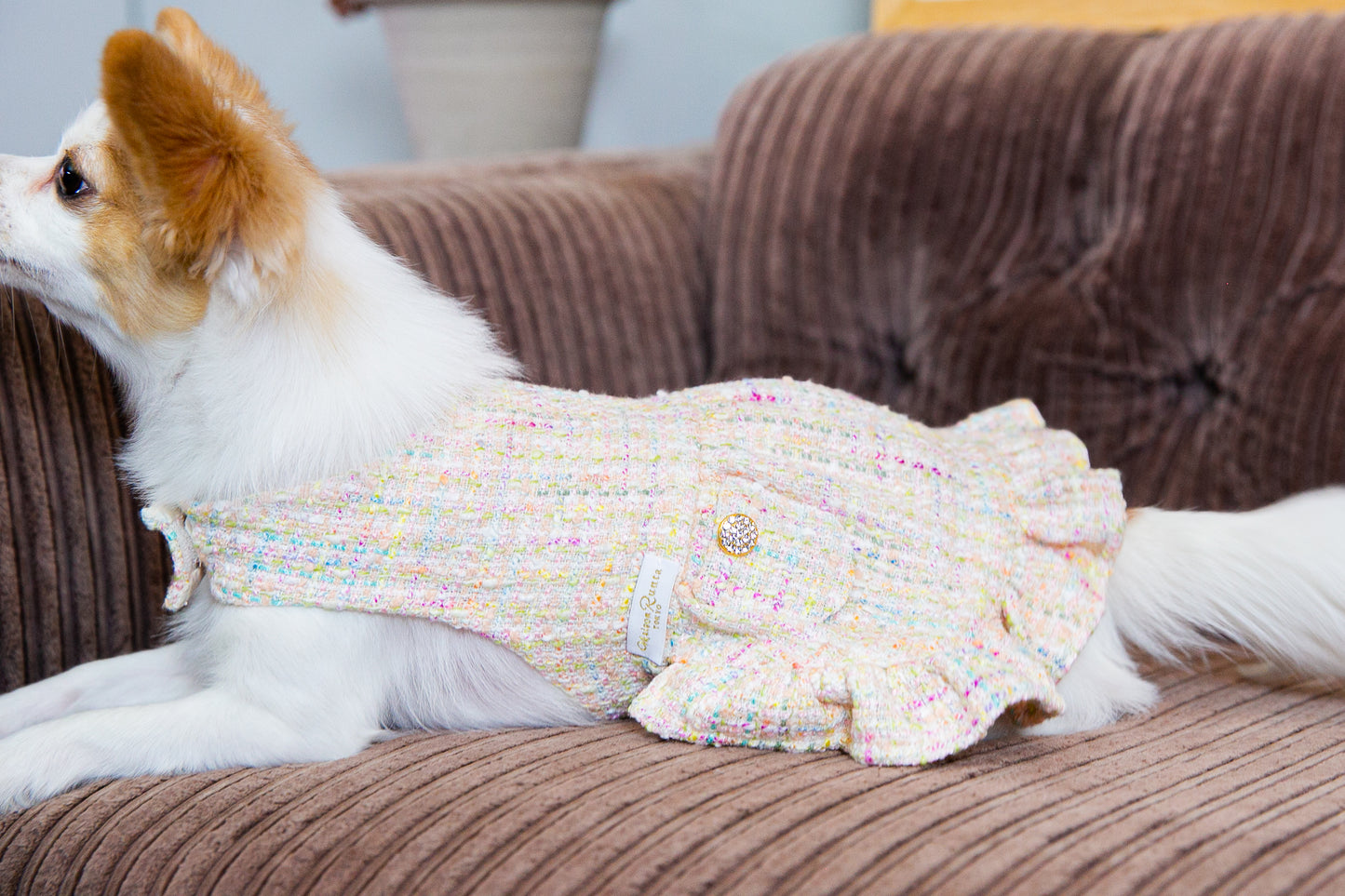 Dress Chanel tweed (Pale pink)