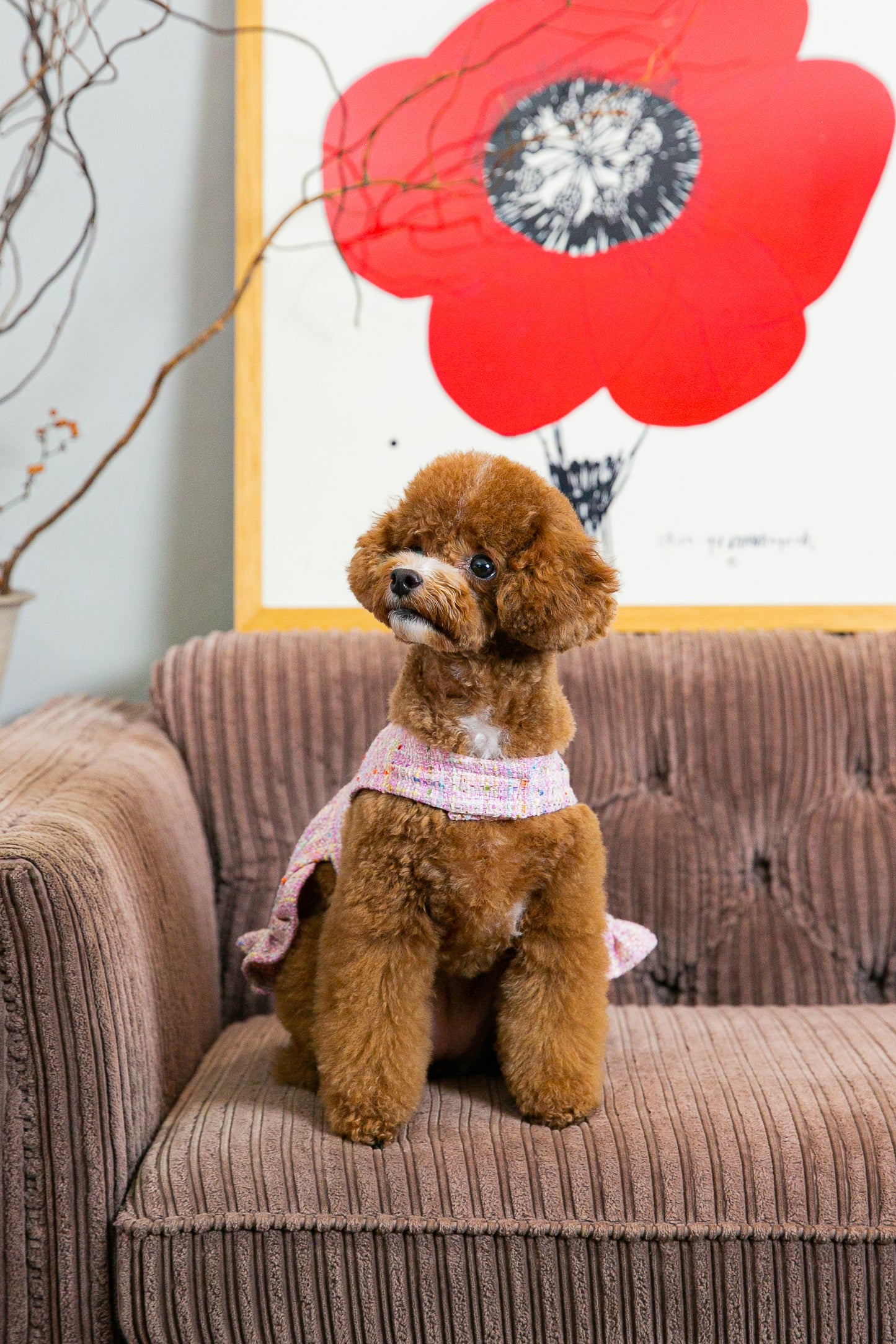 Dress Chanel tweed (Pink)