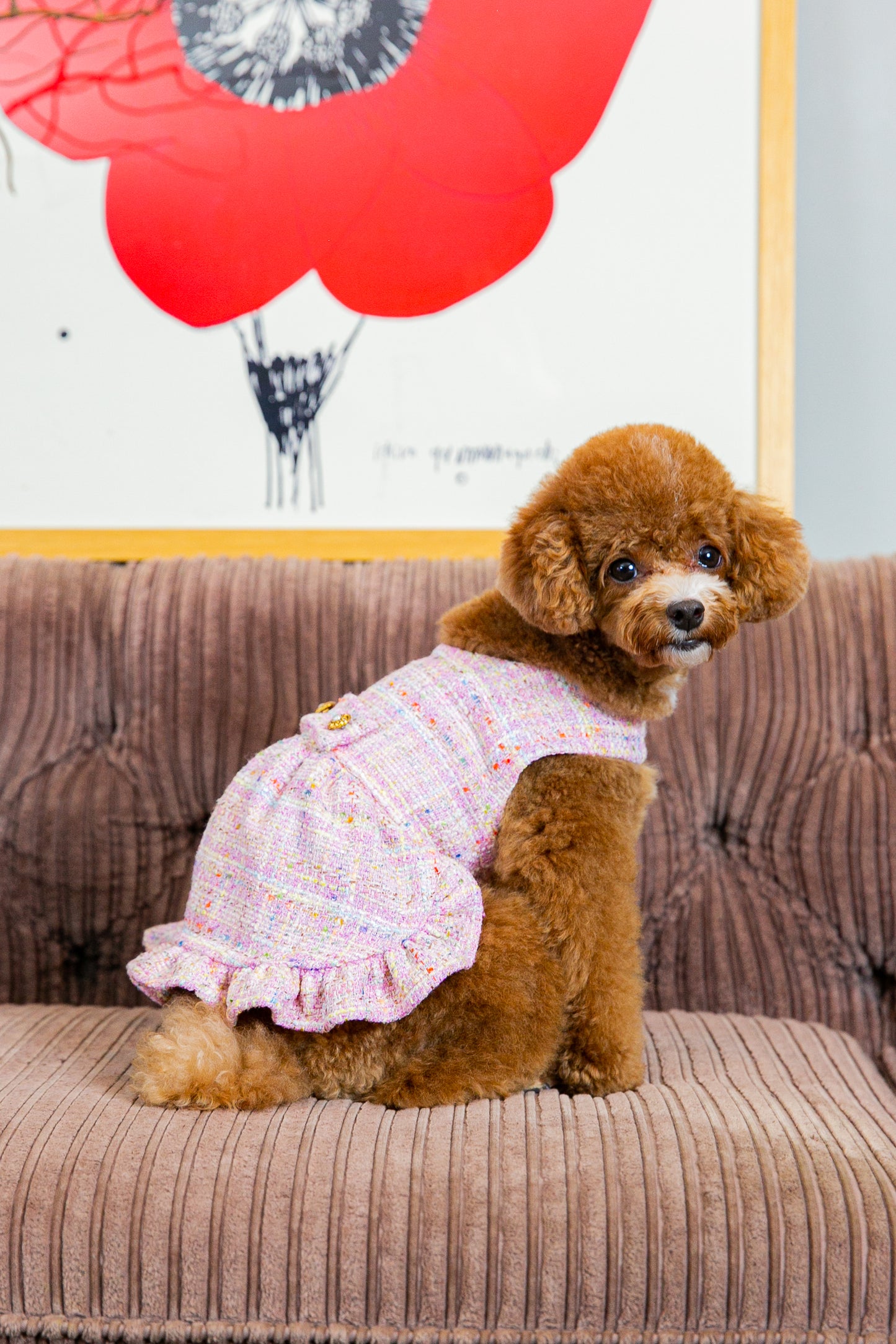 Dress Chanel tweed (Pink)