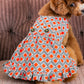 Dress Orange Diamonds