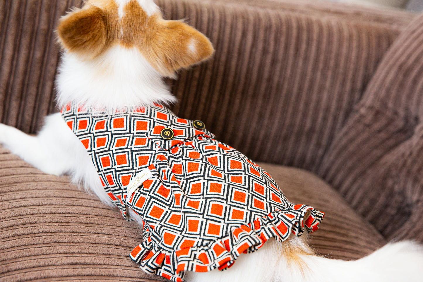 Dress Orange Diamonds