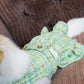 Dress Chanel tweed (Lime green)